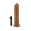 Dr. Skin Dr. Throb Realistic 9.5 in. Vibrating Dildo Tan - Fantasies Boutique