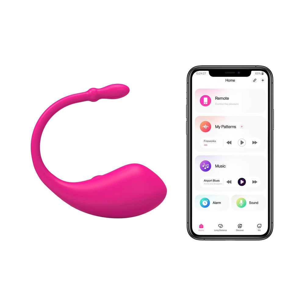 Lovense Lush Bluetooth Remote-Controlled Egg Vibrator - Fantasies Boutique
