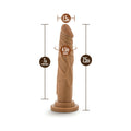 Dr. Skin Basic 7.5 Realistic 7.5 in. Dildo Tan - Fantasies Boutique