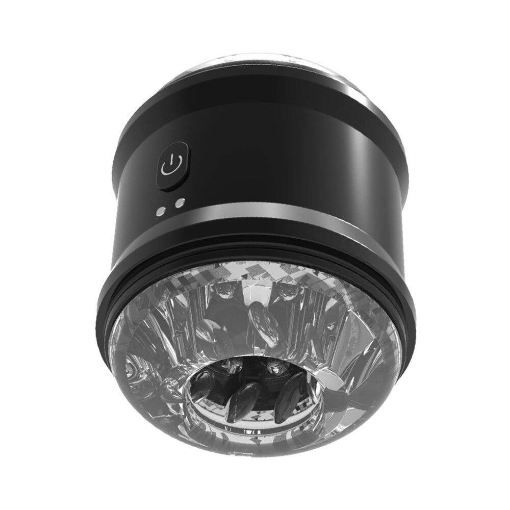 Nasstoys Dynamo Rechargeable Vibrating Masturbator Cylinder Black - Fantasies Boutique