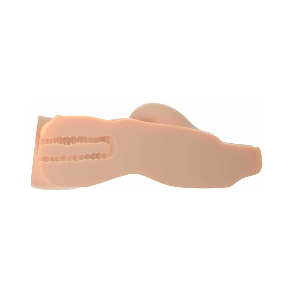 PDX Plus Perfect 10 Torso Dual Entry Masturbator Beige - Fantasies Boutique