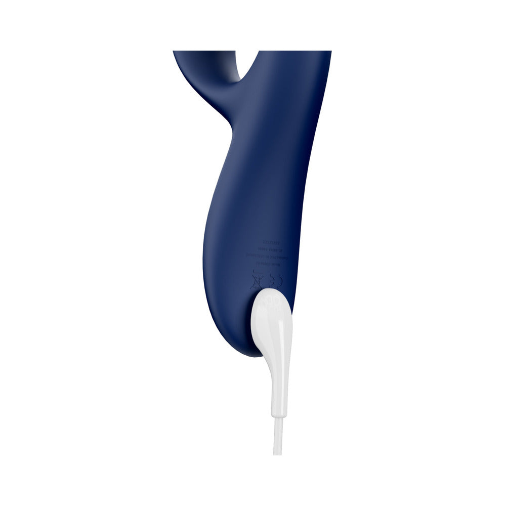 We-Vibe Nova 2 Rechargeable Flexible Silicone Rabbit Vibrator Midnight Blue - Fantasies Boutique