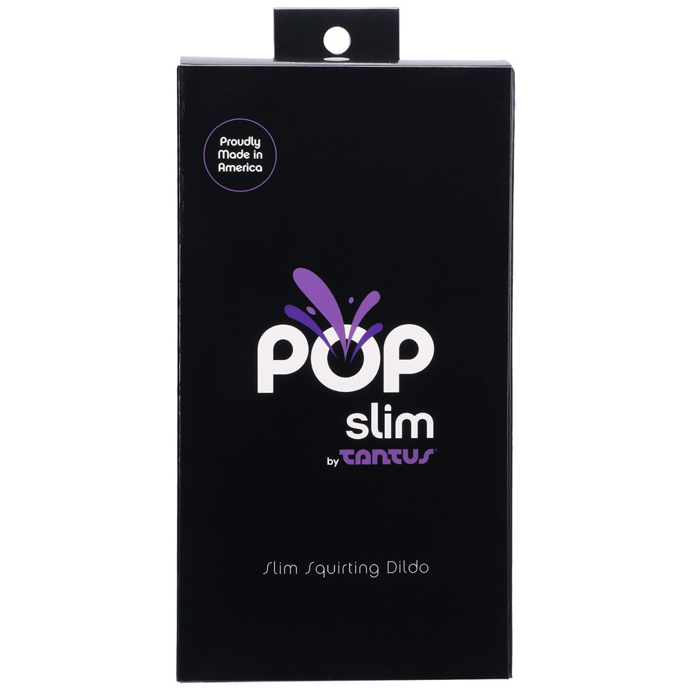 Tantus POP Slim Squrting Dildo Indiglow - Fantasies Boutique