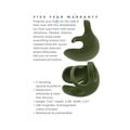 Zero Tolerance Nutty Buddy Rechargeable Cock Ring Stimulator Silicone Green