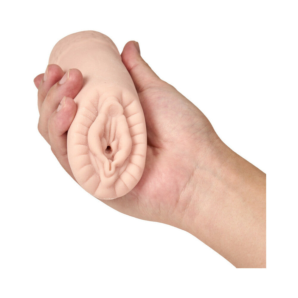 M for Men Sexy Snatch Vagina Stroker Beige - Fantasies Boutique