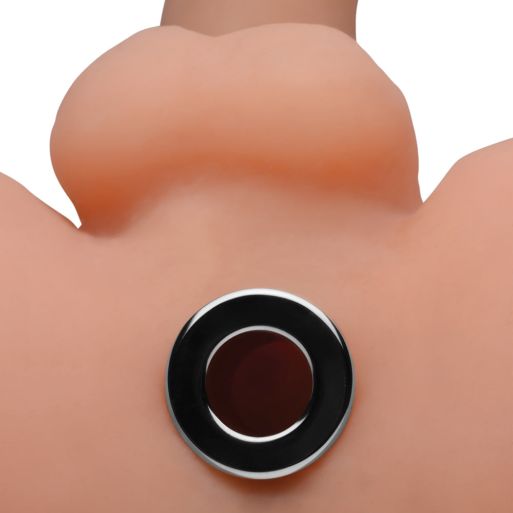 Master Series Small Abyss Steel Hollow Anal Plug