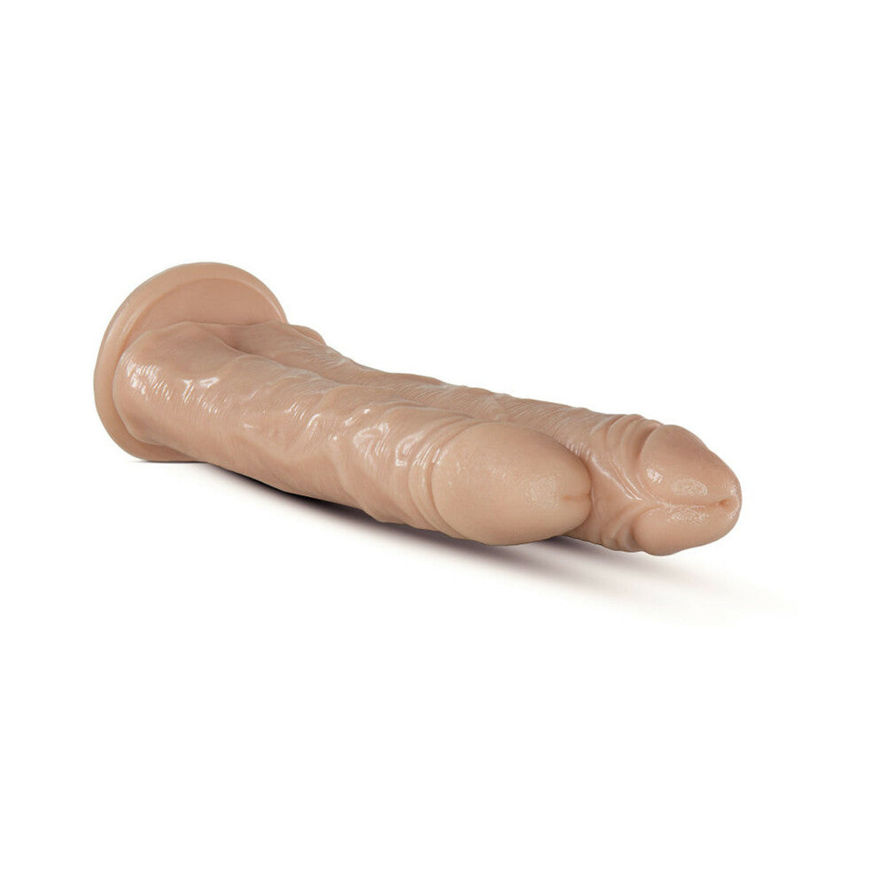 Dr. Skin Dr. Double Stuffed 10.5 in. Double Shaft Dildo Beige - Fantasies Boutique