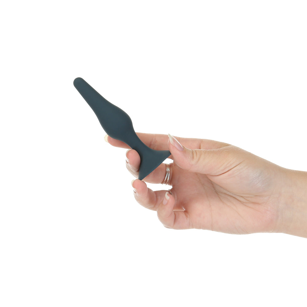 Lux Active Equip 7-Piece Anal Plug Training Kit Silicone Black - Fantasies Boutique