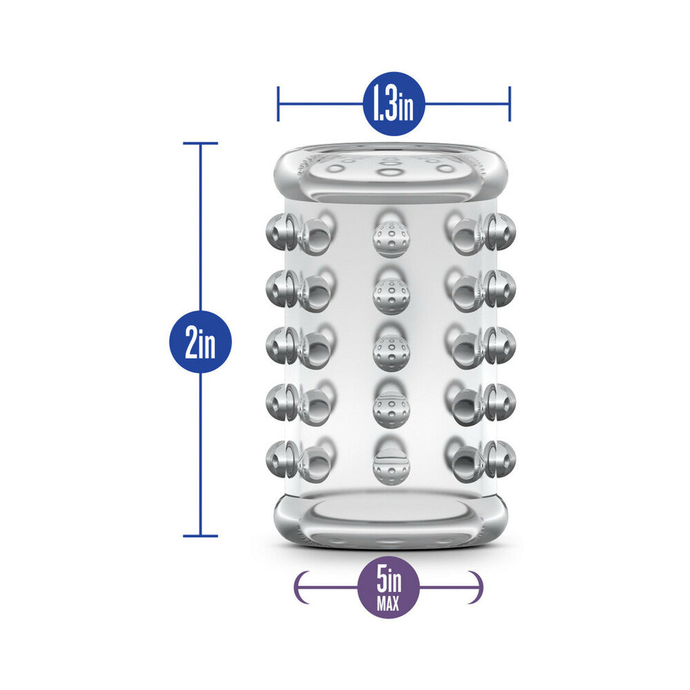 Blush Stay Hard Cock Sleeve 02 Penis Enhancer Clear - Fantasies Boutique