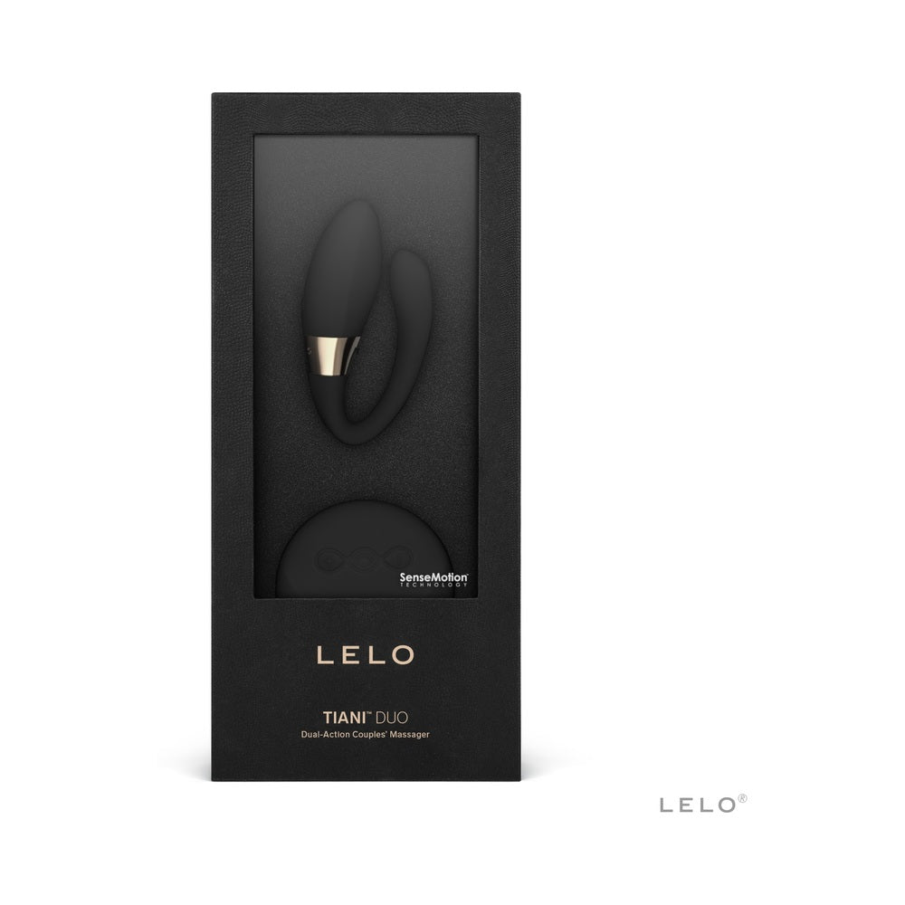LELO TIANI DUO Rechargeable Dual Stimulation Couples Vibrator With Remote Black - Fantasies Boutique