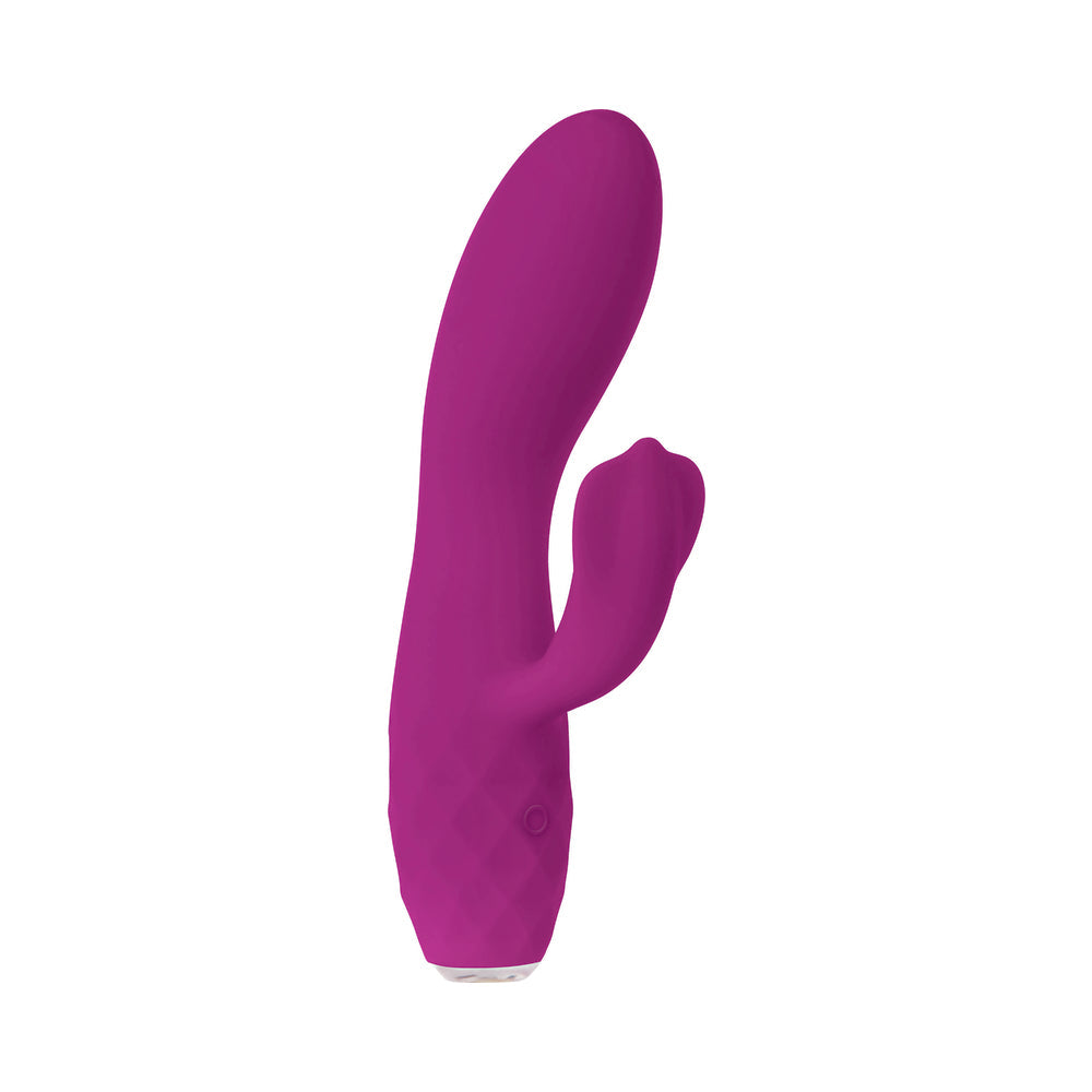 Evolved Glimmer Light-Up Rechargeable Silicone Dual Stimulator Purple - Fantasies Boutique