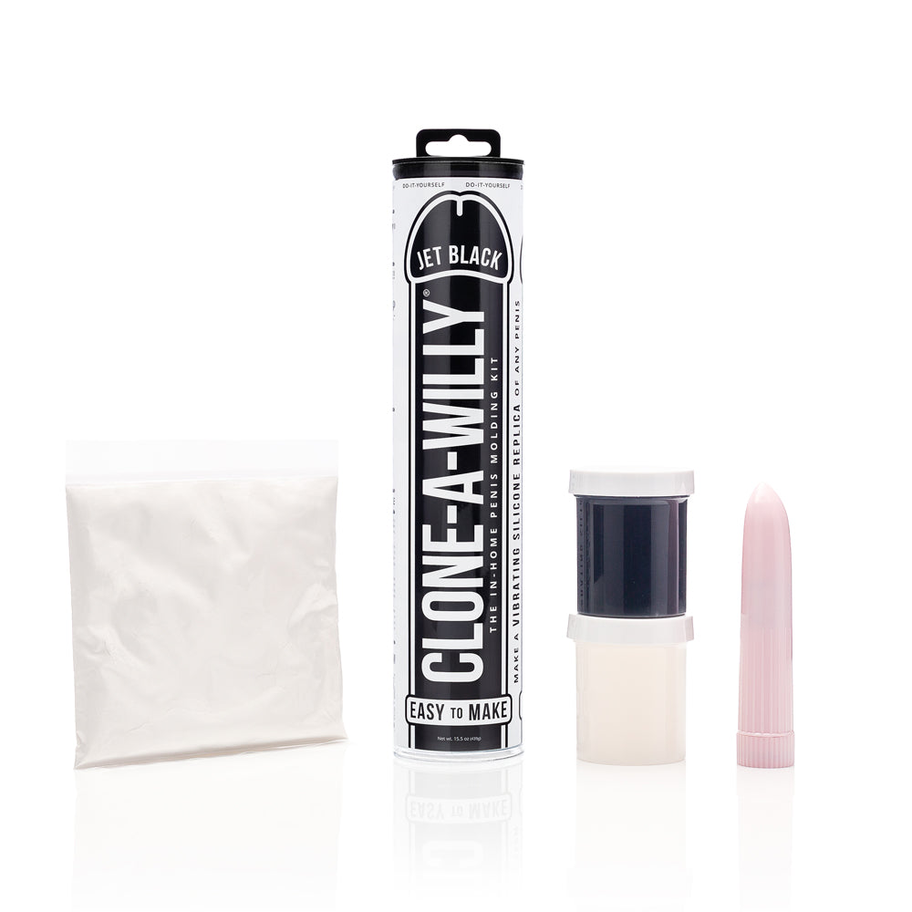 Clone-A-Willy DIY Vibrating Dildo Kit Jet Black - Fantasies Boutique