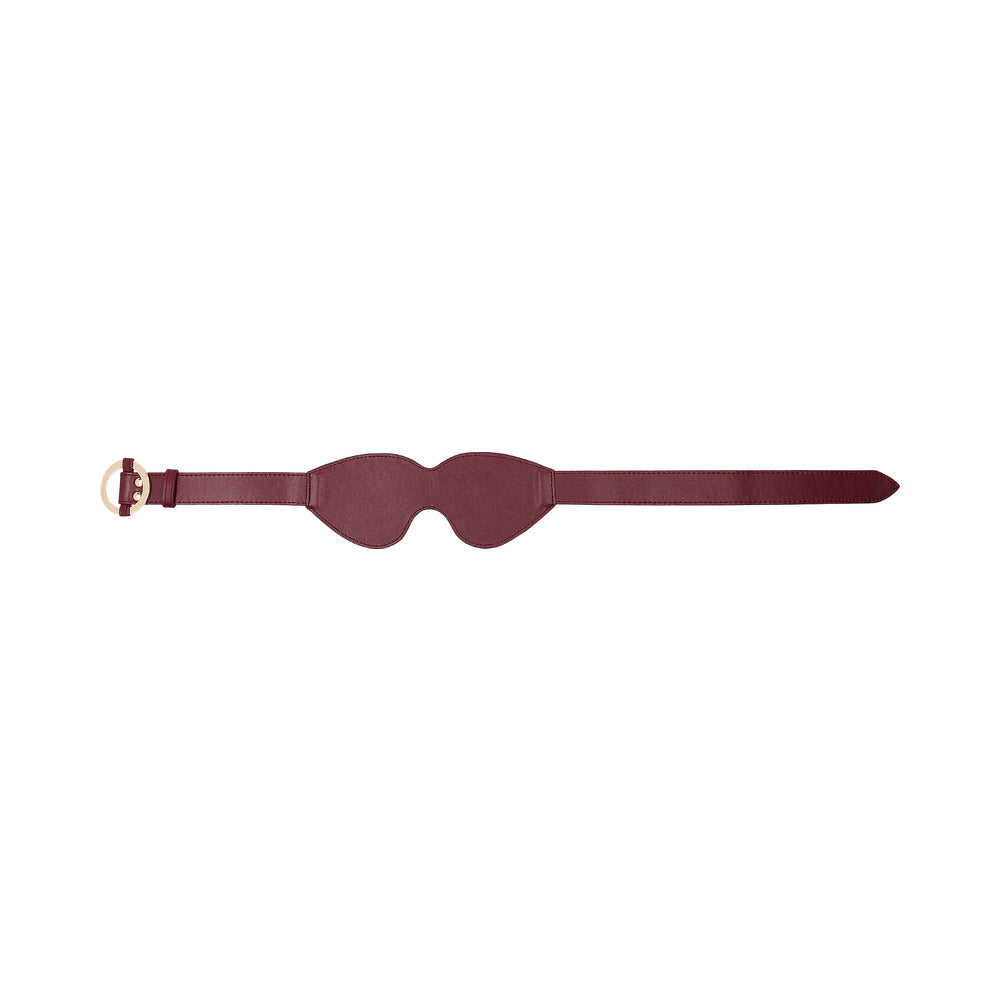 Ouch! Halo Eye Mask Blindfold Burgundy - Fantasies Boutique