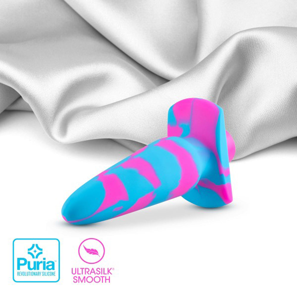 Blush Avant Vibrotize Vibrating Silicone Anal Plug Fuchsia - Fantasies Boutique