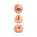 PDX All 3 Holes 3-Piece Stroker Set Beige - Fantasies Boutique