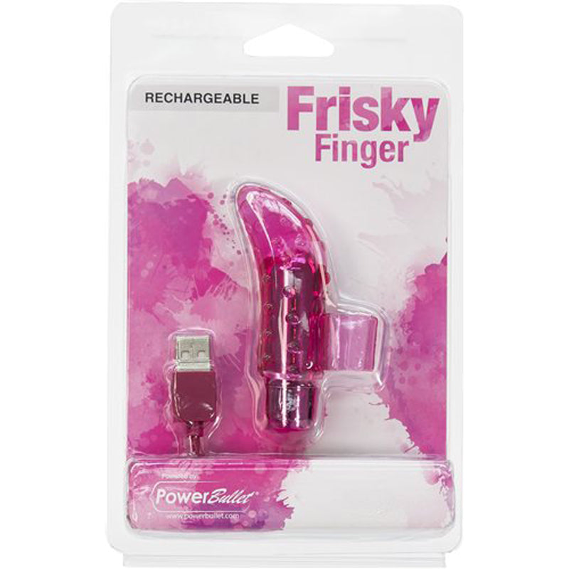Frisky Finger Rechargeable Pink - Fantasies Boutique