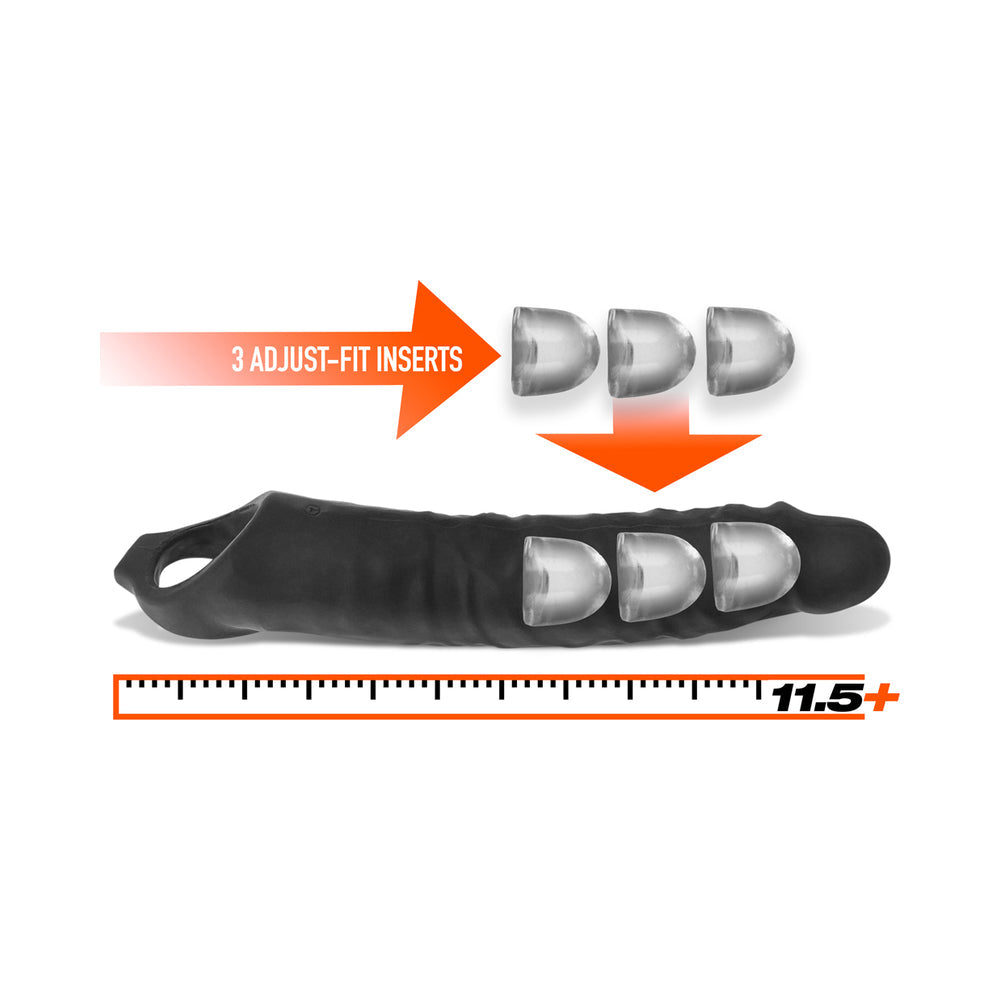 OxBalls Snake Deep-Reacher Cocksheath Black Ice - Fantasies Boutique