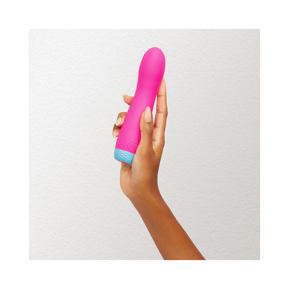 FemmeFunn Rora Rechargeable Silicone Rotating Bullet Vibrator Pink - Fantasies Boutique