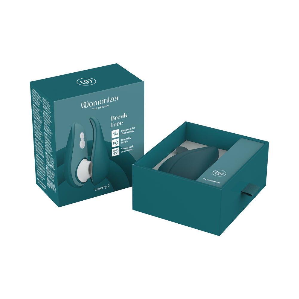 Womanizer Liberty 2 Dark Petrol - Fantasies Boutique