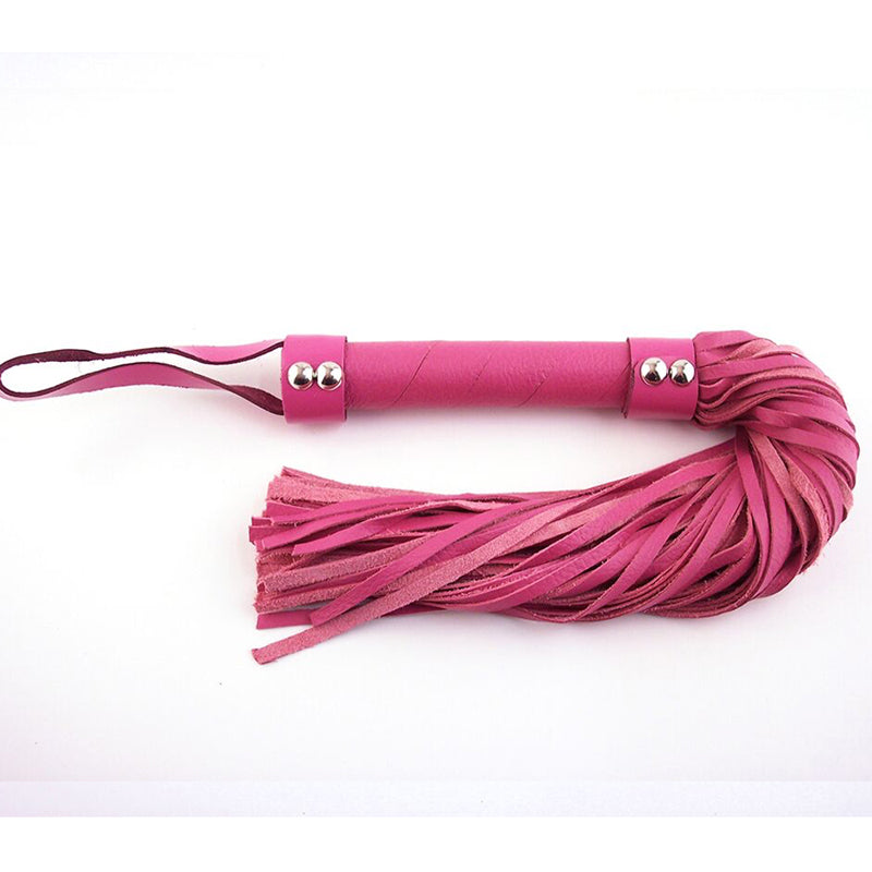 Rouge H-Style Leather Flogger Pink - Fantasies Boutique