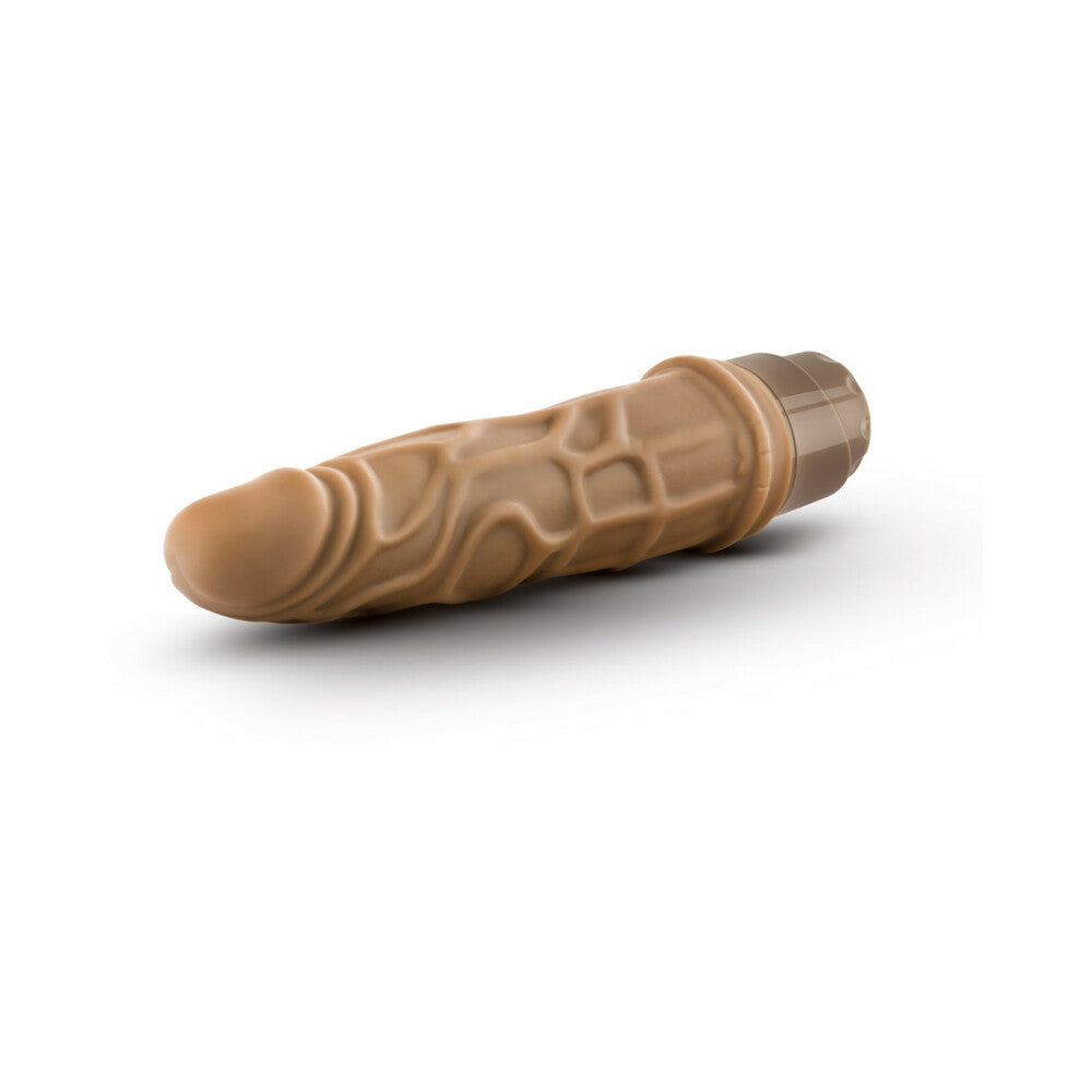Dr. Skin Vibe 3 Realistic 7.25 in. Vibrating Dildo Tan - Fantasies Boutique