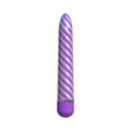 Pipedream Classix Sweet Swirl 8 in. Slimline Vibrator Purple - Fantasies Boutique