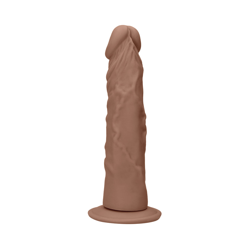RealRock Realistic 9 in. Dildo With Suction Cup Tan - Fantasies Boutique