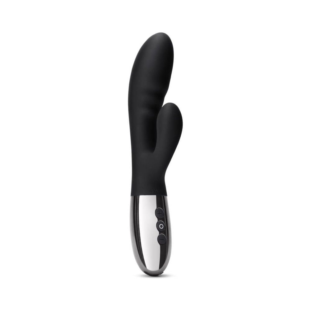 Le Wand Blend Rechargeable Double-Motor Silicone Rabbit Vibrator Black - Fantasies Boutique