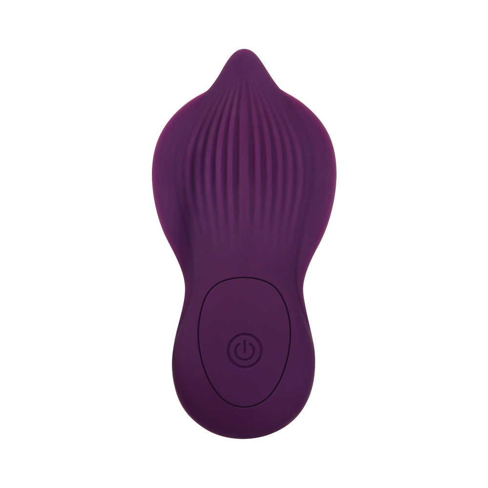 Gender X Velvet Hammer Rechargeable Remote-Controlled Thumping Thrusting Dual Stimulator Purple - Fantasies Boutique