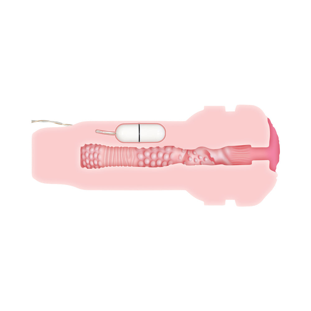 Zero Tolerance Shell Shock Rechargeable Bullet-Shaped Vibrating Vagina Stroker Black - Fantasies Boutique