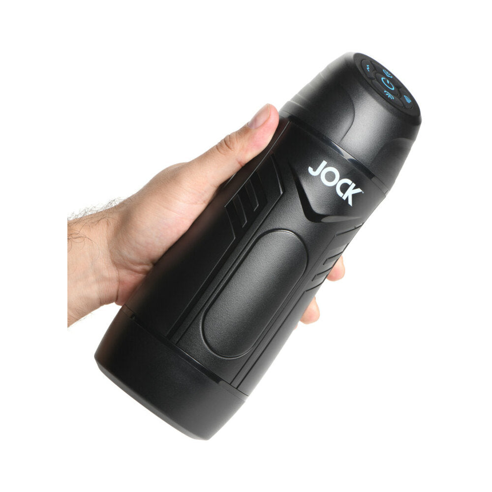 Jock 9X Sucking & Vibrating Masturbator White - Fantasies Boutique