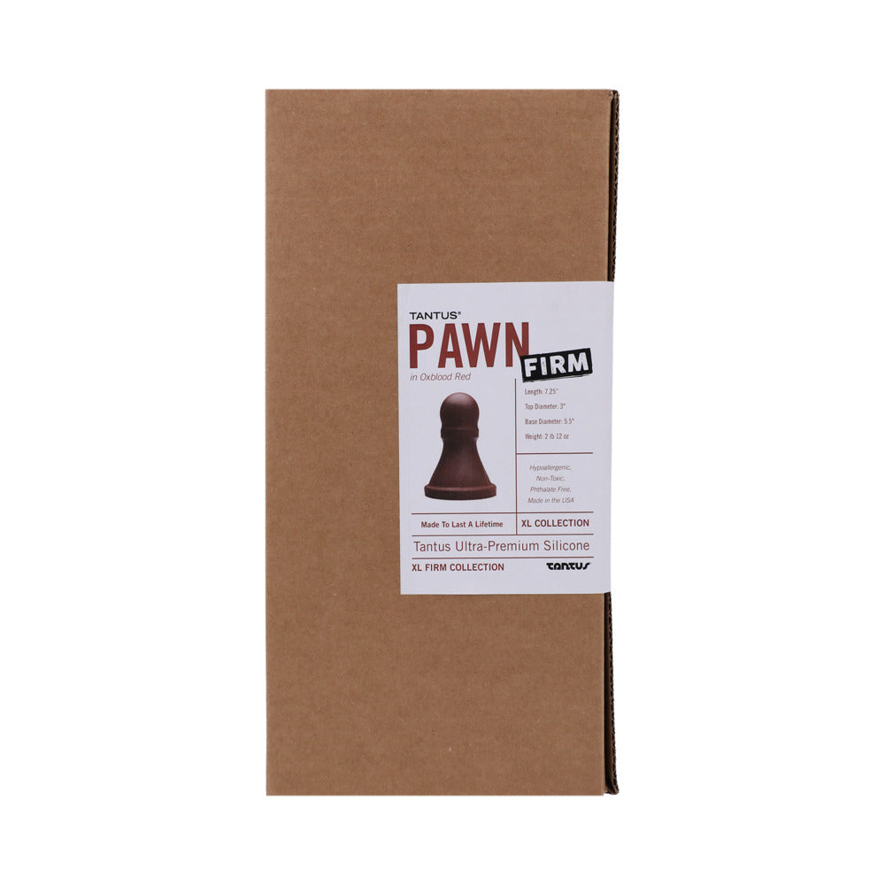 Tantus The Pawn Firm Dildo Garnet (Box) - Fantasies Boutique