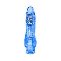 Naturally Yours Fantasy Vibe Realistic 8.5 in. Vibrating Dildo Blue - Fantasies Boutique