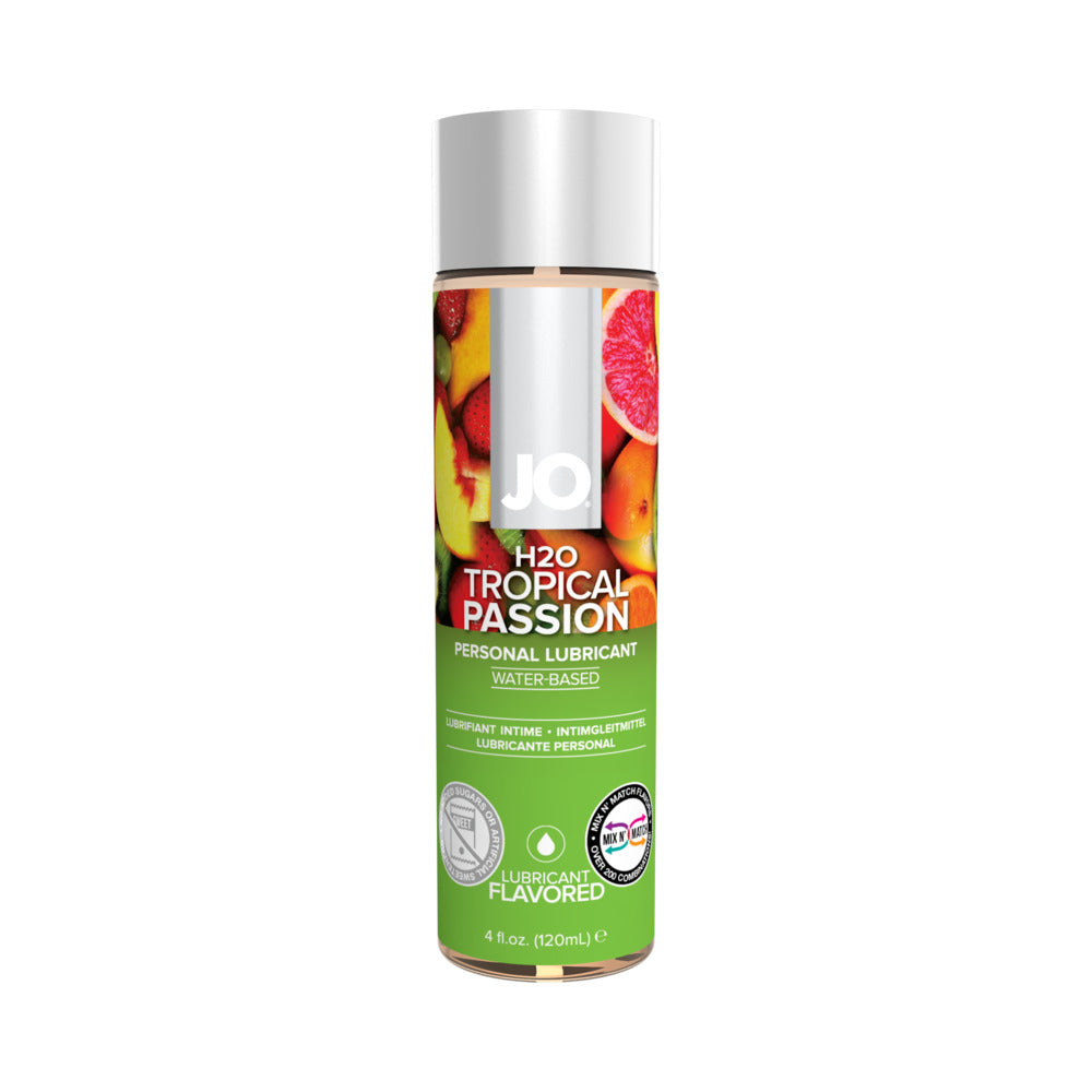 JO H2O Tropical Passion Flavored Water-Based Lubricant 4 oz. - Fantasies Boutique