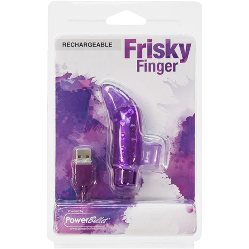 Frisky Finger Rechargeable Purple - Fantasies Boutique
