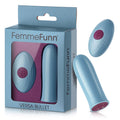 FemmeFunn Versa Bullet Rechargeable Remote-Controlled Vibrator Light Blue - Fantasies Boutique
