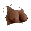 Gender X Undergarments Plate E-Cup Silicone Dark - Fantasies Boutique