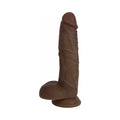 Curve Toys Jock 9 in. Dildo with Balls & Suction Cup Brown - Fantasies Boutique