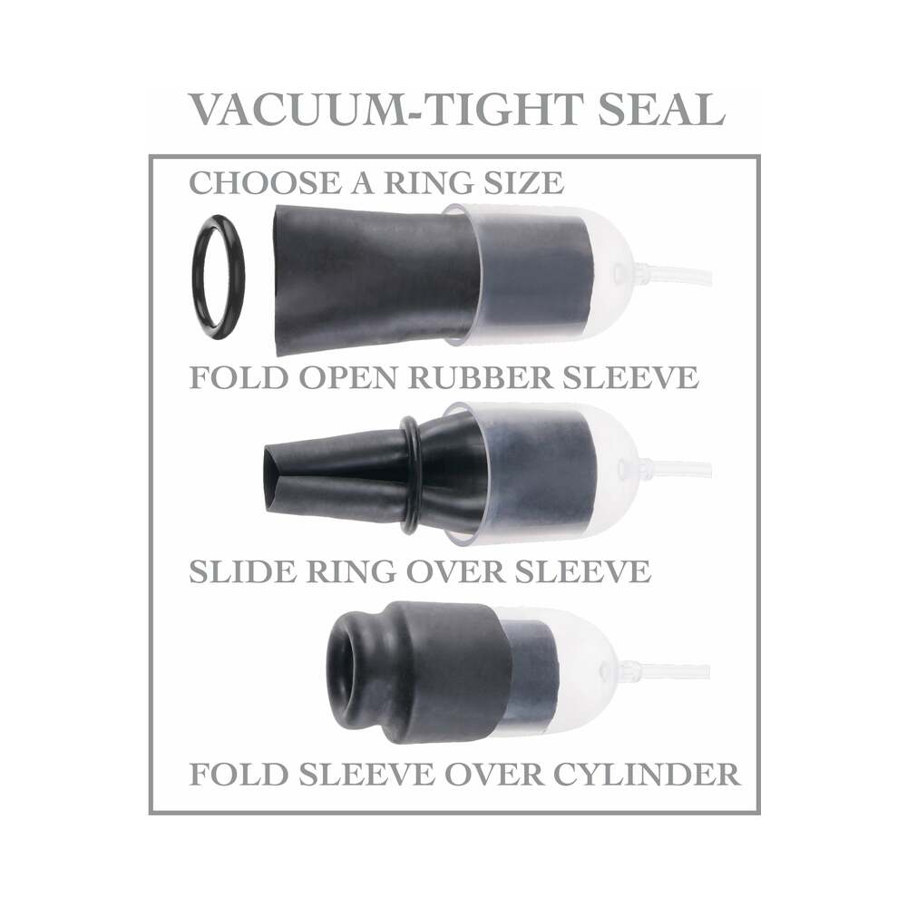 Fetish Fantasy Series Suck N' Stroke Head Pump Black