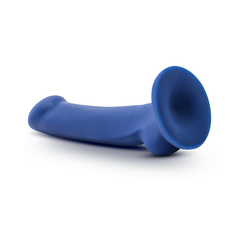 Avant D10 Ergo Mini 7 in. Dual Density Silicone Dildo Indigo - Fantasies Boutique