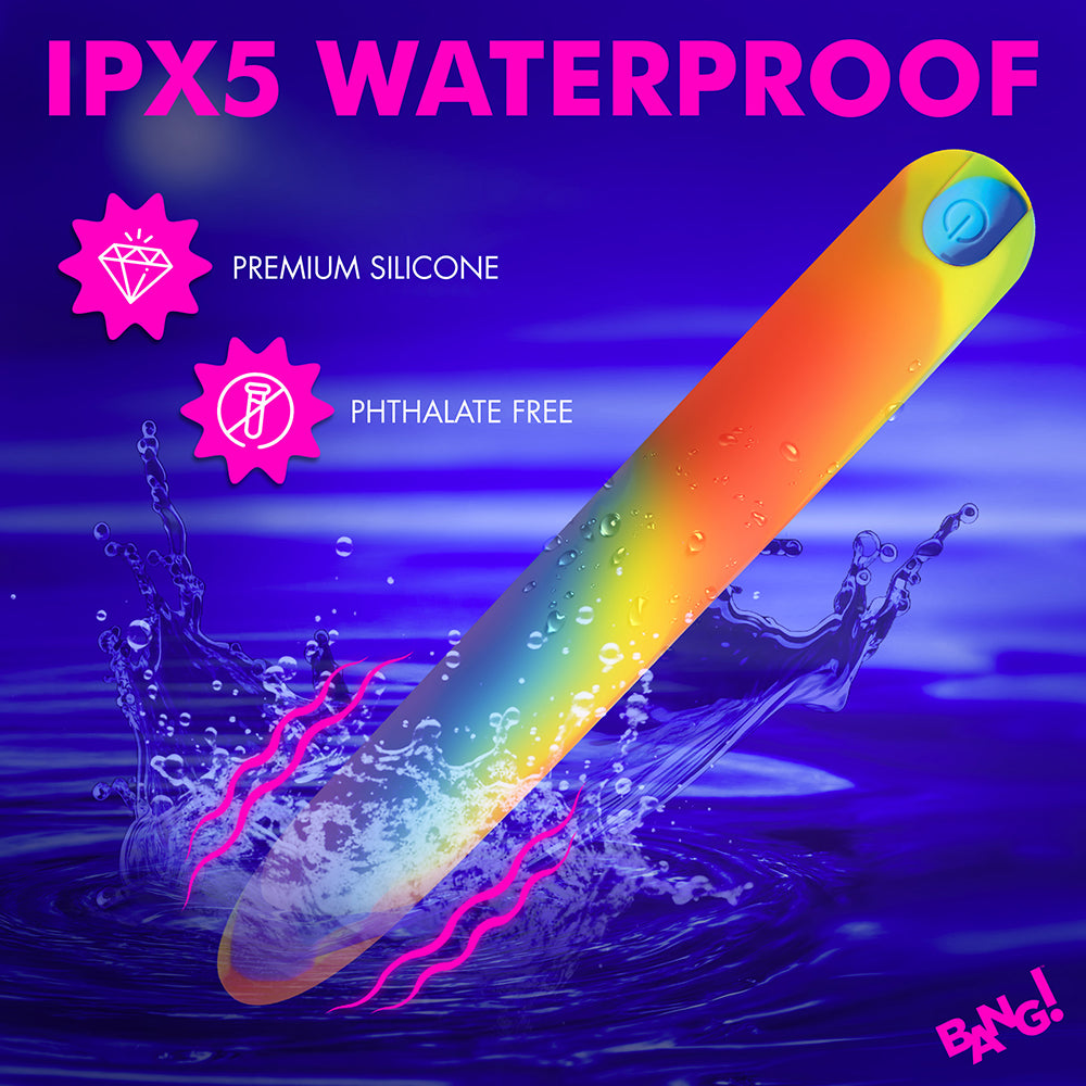BANG! Rainbow Silicone Vibrator