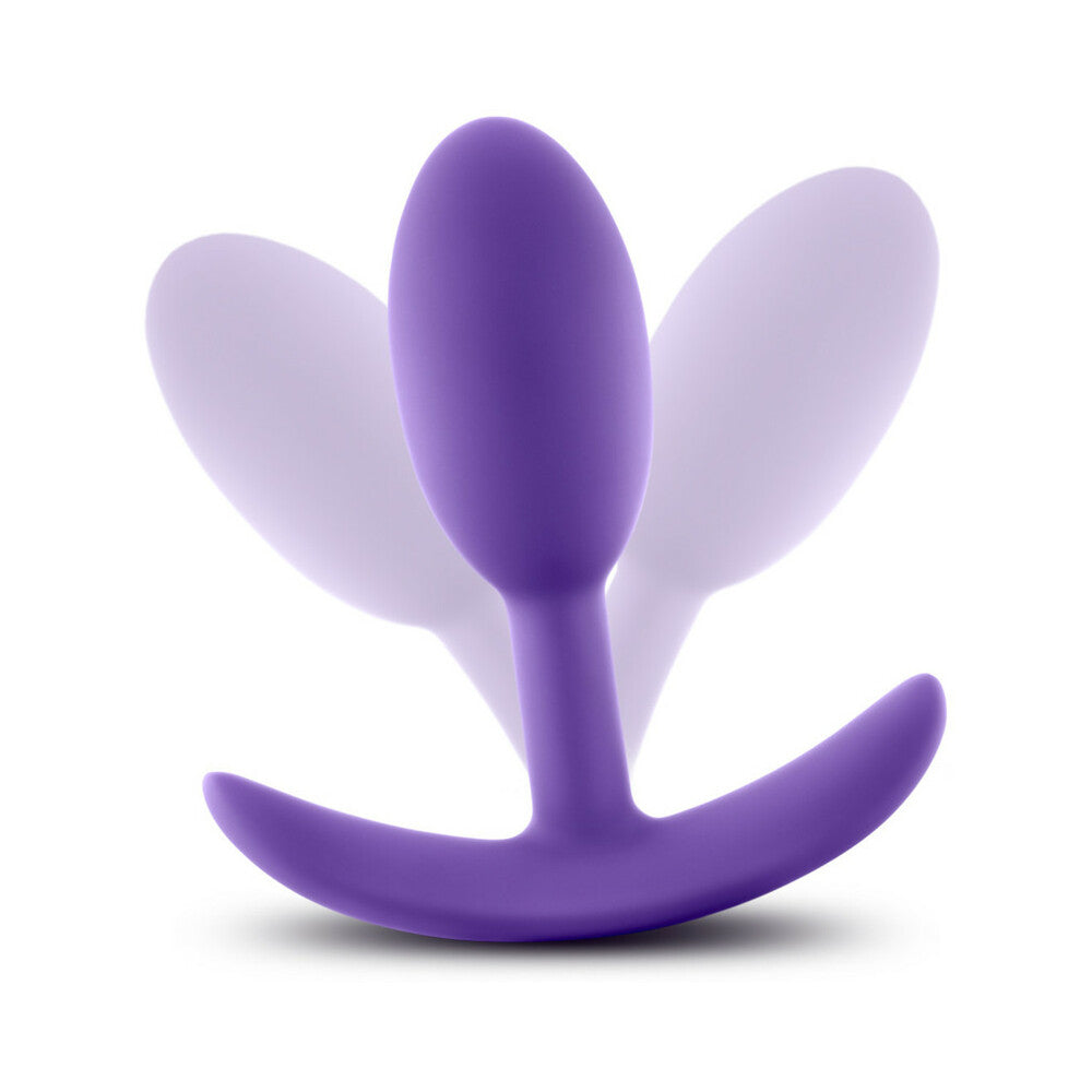 Blush Luxe Wearable Vibra Slim Plug Small Purple - Fantasies Boutique