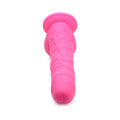 Curve Toys Lollicock 7 in. Silicone Dildo with Balls & Suction Cup Cherry - Fantasies Boutique