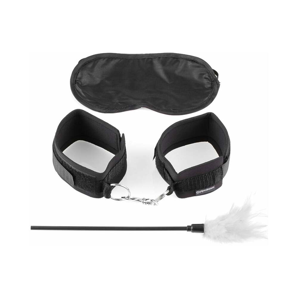 Fetish Fantasy Series 3-Piece Sensual Seduction Kit Black - Fantasies Boutique
