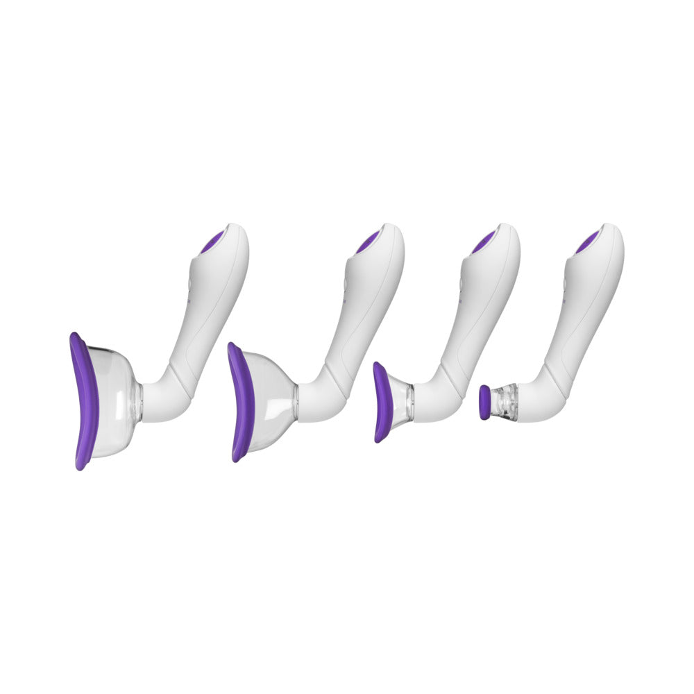 Bloom - Intimate Body Pump - Automatic - Vibrating - Rechargeable Purple/White - Fantasies Boutique