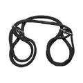 Japanese Style Bondage - 100% Cotton Wrist or Ankle Cotton Cuffs Black - Fantasies Boutique
