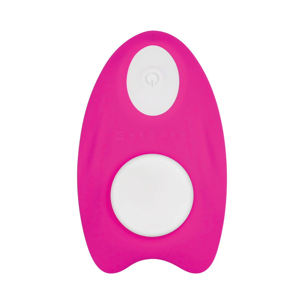Gender X Under The Radar Rechargeable Remote-Controlled Magnetic Silicone Underwear Vibrator Pink - Fantasies Boutique