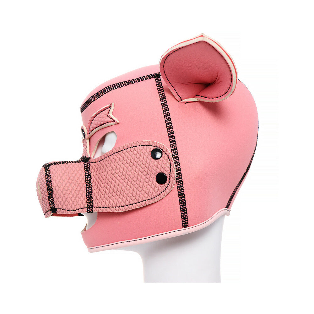 Ple'sur Neoprene Pig Mask Hood Pink Bag Packaging - Fantasies Boutique