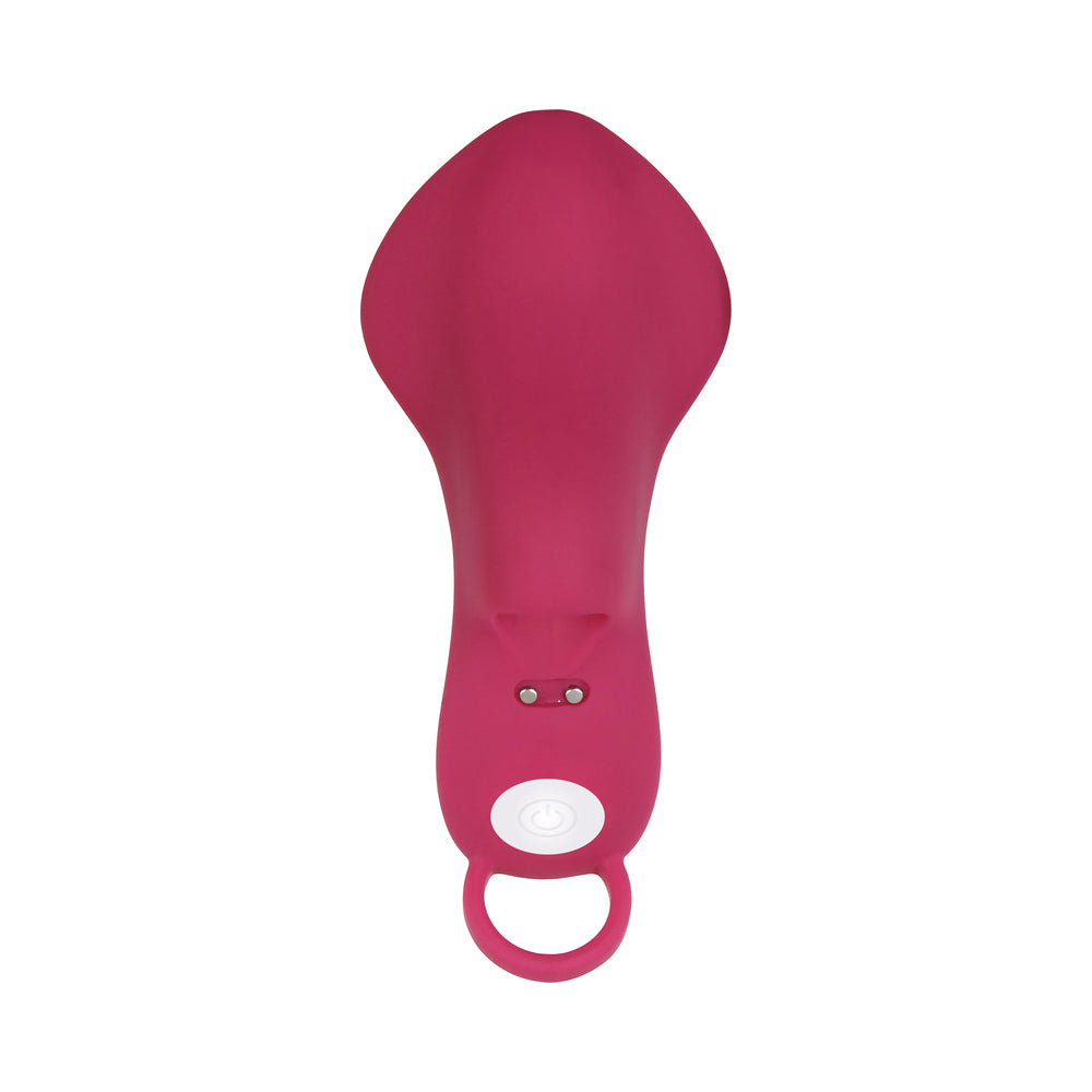 Evolved Frisky Finger Rechargeable Silicone Finger Vibrator Burgundy - Fantasies Boutique