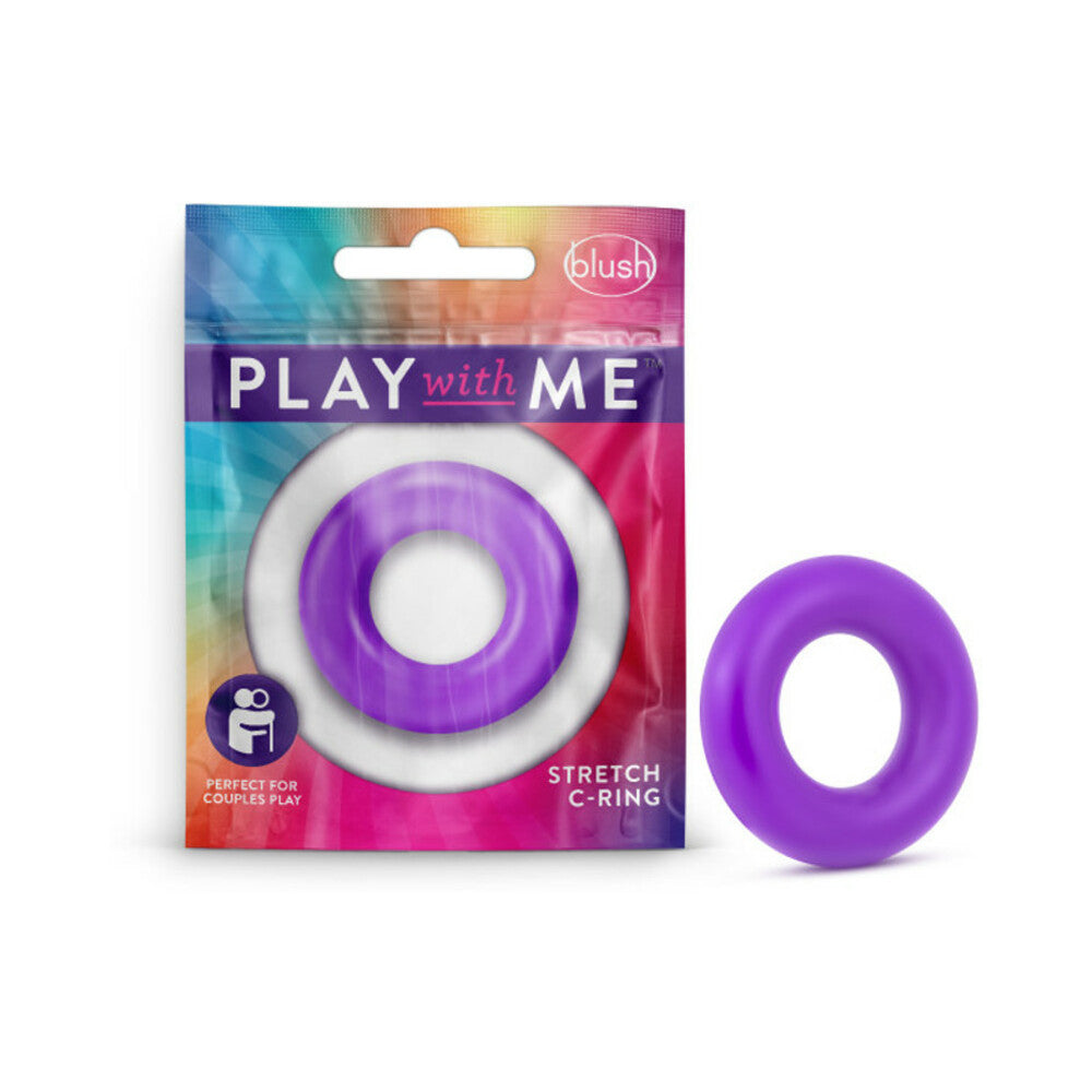 Blush Play With Me Stretch C-Ring 50-Piece Assorted Color Display - Fantasies Boutique